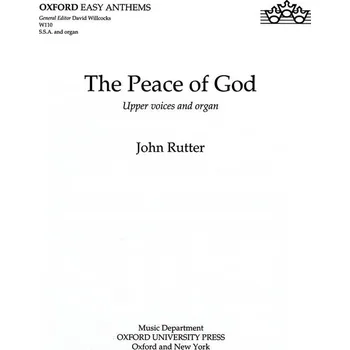 The Peace Of God - pro sbor SSA 1199362