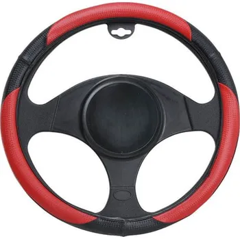 Potah na volant AutoMax Fiber červený M