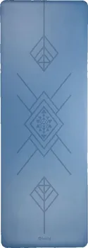 podložka na cvičení Bodhi Phoenix Tribalign protiskluzová jóga podložka 185 x 66 x 0,4 cm modrá