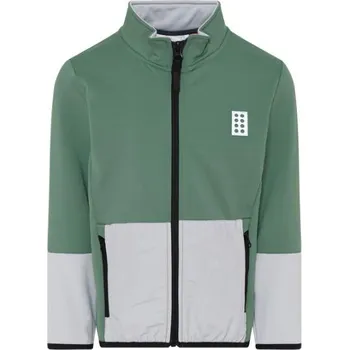 Dětská fleecová mikina LEGO® Wear Sefrit zelená Velikost: 110