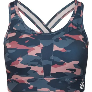 Podprsenka Sportovní podprsenka Dare 2b Mantra Bra Velikost: XS / Barva: růžová/modrá