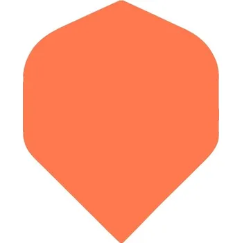 Příslušenství pro šipky Letky Designa Poly Plain Fluoresent Std Fluro Orange