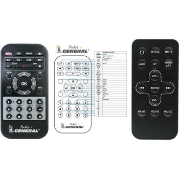 Dálkový ovladač General SHARP 92LRC105001372 - náhradní dálkový ovladač