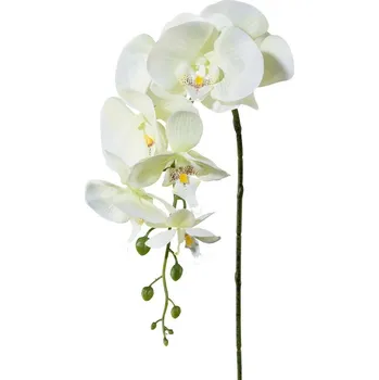 umělá květina Umělá Orchidej bílá, 86 cm 305303-50