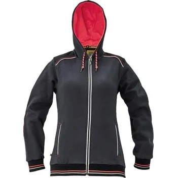 pracovní mikina Červa KNOXFIELD LADY Pracovní mikina s kapucí - antracit / červená 2XL 03060069A0005