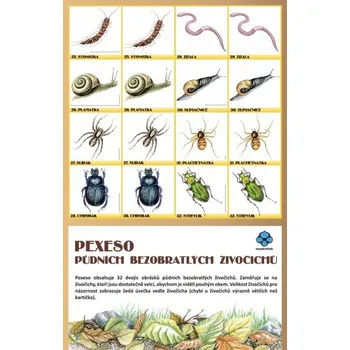 Rezekvítek Pexeso půdních bezobratlých živočichů