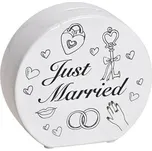 KupMa Pokladnička svatební kulatá bílá