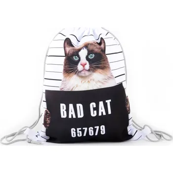 Dekorativní polštářek Vak na záda 35 Krimi kočka MyBestHome 41x32 cm