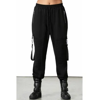 Pánské kalhoty kalhoty unisex (tepláky) KILLSTAR - Scourge Joggers - Black - XS
