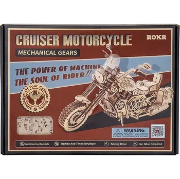 3D puzzle RoboTime Cruiser Motorcycle 420 dílků