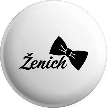 Placka Ženich s motýlkem