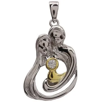 Přívěsek Stříbrný přívěsek s kamenem