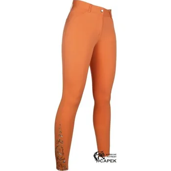 Jezdecké kalhoty Rajtky HKM -ALLURE- - Oranžová - 40