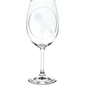 Sklenice Sklenice na víno - MIKROFON, 450 ml