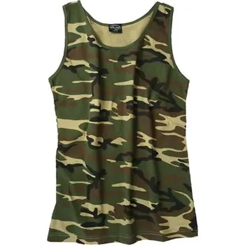 MILTEC Nátělník maskovací Woodland Camo TANK TOP Mil-Tec® Vyberte velikost: M