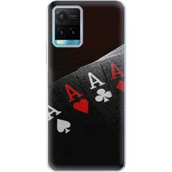 Pouzdro na mobilní telefon Odolné silikonové pouzdro iSaprio - Poker - Vivo Y21 / Y21s / Y33s