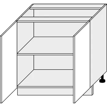 Kuchyňská skříňka ArtExt Kuchyňská skříňka spodní, D11 / 80 Rimini Barva korpusu: Grey
