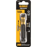 DT70566T DEWALT 2DÍLNÁ SADA BITŮ PZ2 X 89MM, TORSION IMPACT