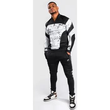 Pánské tričko Sportovní tričko Venum G-Fit Dry Tech - dlouhý rukáv se zipem - Marble Velikost: L