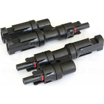 Konektor Sunpulse SMC4Y Solární, k fotovoltaickým panelům, MC4 T 1 na 2, 1 pár