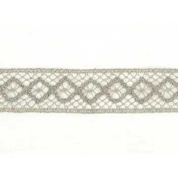 Krajka Snový svět Paličkovaná vsadka lněná přírodní TK0056-33mm