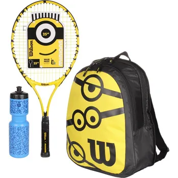 Tenisová raketa Tenisová sada Wilson Minions 25 Junior Kit juniorská