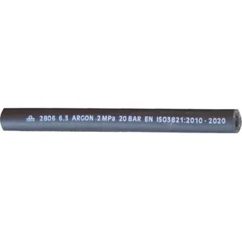 Plynová hadice CODAN 6,3/13,3 ARGON BLACK EN 559 - hadice Welding , pro Argon EN-ISO 3821:2010,Codan 2806