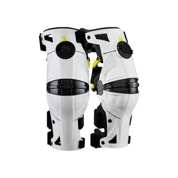 Motocyklový chránič kolene a holeně Ortézy na kolena MOBIUS X8 White / Acid Yellow, Velikost L