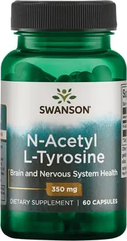 Přírodní produkt Swanson N-Acetyl L-Tyrosine 350 mg 60 cps.