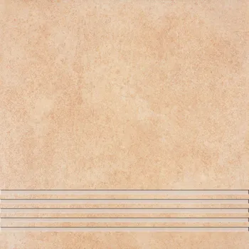 Dlažba Roxy RXY03 Beige - schodovka 33x33 béžová 130560