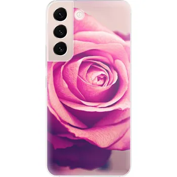 Pouzdro na mobilní telefon Odolné silikonové pouzdro iSaprio - Pink Rose - Samsung Galaxy S22+ 5G