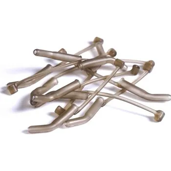 Rybářský háček RIDGEMONKEY RidgeMonkey: Rovnátko Connexion D-Rig Kickers Large Organic Brown 10ks