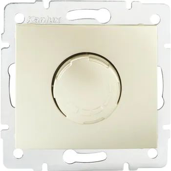 vypínač KANLUX DOMO Stmívač otočný LED 3 - 100W - perleťově bílá