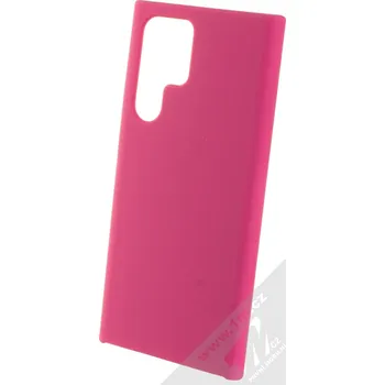 Pouzdro na mobilní telefon 1Mcz Silicone ochranný kryt pro Samsung Galaxy S22 Ultra 5G fuchsiově růžová (fuchsia)