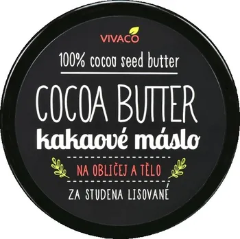 Tělový krém Vivaco BIO kakaové máslo na obličej a tělo 100 ml