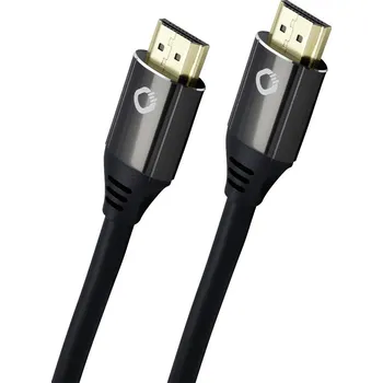 Audio kabel Oehlbach HDMI kabel Zástrčka HDMI-A, Zástrčka HDMI-A 1.50 m černá D1C92492 8K UHD HDMI kabel