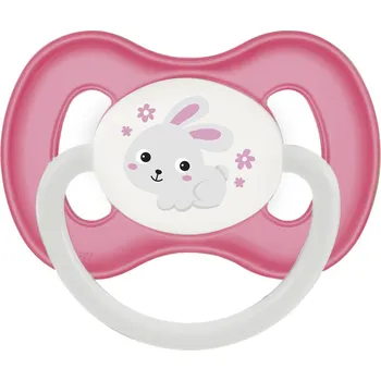 dudlíky Canpol babies Bunny & Company 0-6 m, růžový
