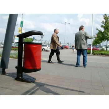 Venkovní odpadkový koš ODPADKOVÝ KOŠ 2, MASIVNÍ