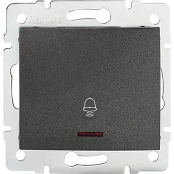 vypínač KANLUX LOGI Zvonkové tlačítko s LED - grafit