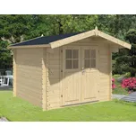 Zahradní srubový domek 28 mm Gitte 260X330 (Zahradní srubový domek 28 mm)