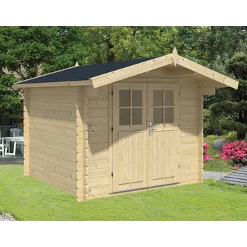 Zahradní domek Zahradní srubový domek 28 mm Gitte 260X330 (Zahradní srubový domek 28 mm)