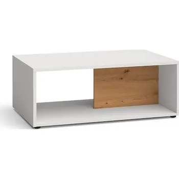 Konferenční stolek Konferenční stolek MILANES bílá lesk / dub artisan DOPRODEJ*