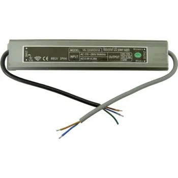 Napájecí zdroj pro osvětlení ORNO DE LED 30W, 12V napájecí elektronický zdroj, venkovní IP67