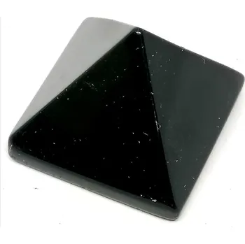 Černý obsidián pyramida 3x3 cm – ochranný minerál pro energii a Feng Shui