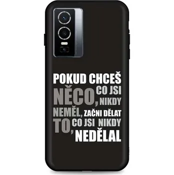 Pouzdro na mobilní telefon Kryt Vivo Y76 5G silikon Moto (obal neboli pouzdro na Vivo Y76 5G)