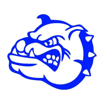 Polep vozidla Pes 169 levá rozzuřený buldok (19 - modrá dynamic) SAMOLEPKA NA AUTO, NÁLEPKA, FÓLIE, POLEP, TUNING, VLASTNÍ TEXT, TISK, AUTOSAMOLEPKY.cz, POLEPY, OBRÁZEK, LOGO, 3D STICKERS