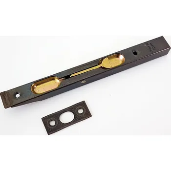 IBFM Zarážka 58B - černá překlápěcí dveřní západka - petlice vestavná, délka 150, 200, 250, 300, 400 a 500mm Velikost: 250