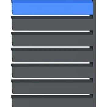 Plot Výplň AZTEC 1m2 - Vodorovná hliníková výplň pro hliníkové brány - cena za 1m2