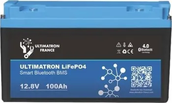 solární baterie Ultimatron Smart BMS LiFePO4 12,8 V 100 Ah