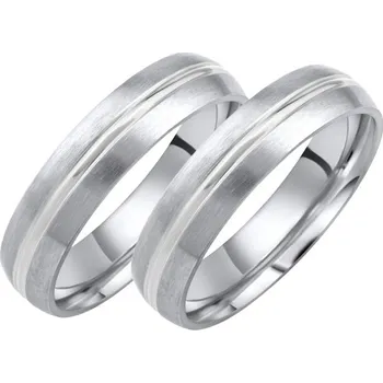 Prsten Snubní prsteny z oceli Luna